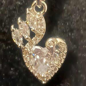 Your Forever Love: Silver Heart Pendant Necklace